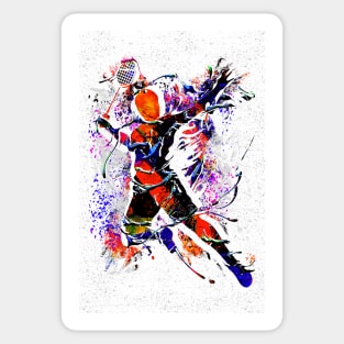 Badminton - Badminton Player - Badminton Backpack Sticker